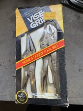 Vintage Vise Grip Home & Hobby Set 213H USA 1982 Long Curved Petersen 6LN 7WR picture
