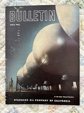 1955 Standard Oil Company of California BULLETIN MAGAZINE Gasoline Publication picture