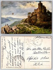 Wartburg Castle Germany Landscape Postcard picture