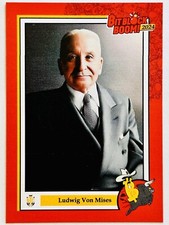 LUDWIG Von MISES #24 Bitcoin Trading Cards BTCTC BITBLOCKBOOM BBB 2024 Ltd. /424 picture