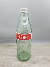Vintage 1978 Coca-Cola Coke Green Glass Bottle 1 Liter 33.8oz With Cap picture