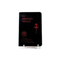1942 Catholic  My Military Missal Armed Forces Missal W/Rosary On Back Very Nice picture