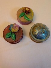 Hand Crafted Resin Ring Trinket Box Hand crafted resin Herb Shredder Box picture