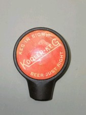 Vintage 30s/40s Kooler-Keg Keg In Sight,Beer Just Right Sidewinder Tap Knob picture