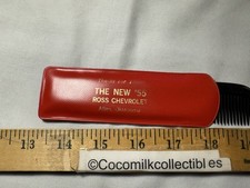 Vintage 1955 Advertising Men's Comb Ross Chevrolet Chevy Allan OK  