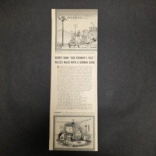 WWII Disney Der Fuehrer’s Face Magazine Article Donald Duck Nazi Satire 1940s picture
