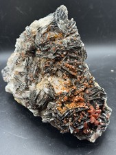 AMAZING Vanadinite On Barite Rock Mineral Crystal Specimen Over 4 Lbs #12 picture