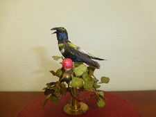EXC ANTIQUE WIND UP GERMAN SINGING BIRD CAGE MUSIC BOX AUTOMATON (Watch Video) picture
