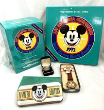 1992 DISNEYANA 1ST CONVENTION LS PLATE , STEIN, PIN, WATCH picture