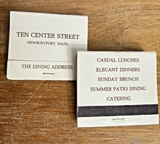 Ten 10 Center Street Restaurant Newburyport Massachusetts Ephemera New England picture