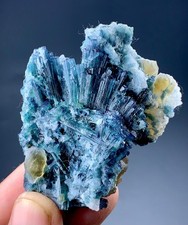 355Cts Indicolite  Tourmaline Crystals Bunch With Specimen From Afghanistan.  picture