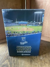Kansas City Royals Yordano Ventura 2015 Postseason Bobblehead SGA w/ Box picture