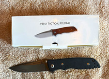 Fantoni HB 01 Tactical Folder William Harsey CPM-S35VN Black G10 Italy Box picture