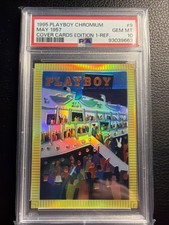PSA 10 1995 Playboy Chromium Card #9 MAY 1957 COVER REFRECTOR - GEM MINT picture