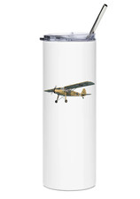 Fieseler Fi 156 Storch Stainless Steel Water Tumbler with straw - 20oz. picture