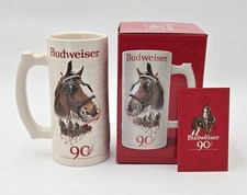 Budweiser 90th Anniversary Holiday Stein 2023 Christmas Edition - NEW MUG picture
