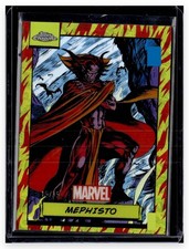 2024 Topps Chrome Marvel #2 Mephisto Human Torch Refractor 19/39 picture