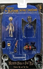 NECA 2006 Rare Nightmare Before Christmas Mummy Boy & Bat Kid Figurines Series 4 picture