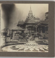 India Calcutta Jain Temple Stereoview c1910 picture