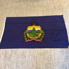 Vintage Vermont State Flag 100% Cotton Vintage Defiance brand Rare Original picture