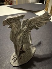 Gallo Pewter Mythological Griffin Figurine Heavy Metal Gryphon Statue LOTR GOT picture