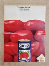 Peeled Pomidoro Cirio Il sapore del sole Advertising Vintage 1970s picture