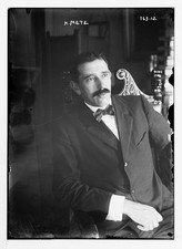 Photo:H Metz Seated Portrait Man in Suit and Bow Tie picture