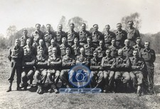 DEVONSHIRE REGIMENT OFFICERS UK 1944 13X19 PHOTO picture