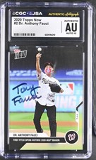 Dr. Anthony Fauci Signed 2020 Topps Now #2 Card Tony Covid-19 Cgc Jsa Auto 10 picture
