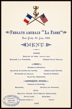 Vintage 1885 French Menu Poster 🍽️ - 24x36” Premium Matte Paper 200gsm picture