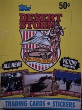 (1) 1991 Topps Desert Storm Victory Series 36 Sealed Pack Box Case Fresh 🔥 picture