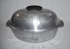 HOUSEHOLD INSTITUTE ~ Vintage MCM Aluminum Oval ROASTER w/Domed Lid (5 Qt.) picture