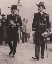 1922 Press Photo Prince of Wales and Lord Louis Mountbatten at His Wedding picture