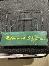 1950’s Rubbermaid Kar Rugs Dealer Display Rack  To Lower 48 picture