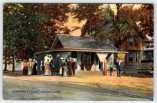 MILLDALE CONNECTICUT CT DICKERMAN'S CORNER ICE CREAM SIGN TROLLEY TRACKS OXLEY picture