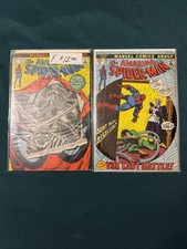 The Amazing Spider-Man #113 & 115 Marvel 1972 Bronze Dr Octopus Aunt May Fine + picture