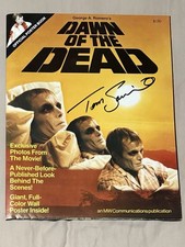 1978 Dawn Of The Dead Poster Book Actor Special FX Makeup Tom Savini Signed picture