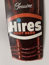 Vintage HIRES ROOT BEER SODA ADVERTISING DIE CUT BOTTLE THERMOMETER SIGN Super picture