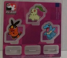 Pokemon acrylic stand Play Pokemon 2026 tepig chikorita totadile stand picture