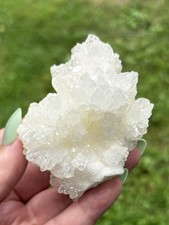 Natural White Cave Aragonite Cluster- Raw 2.8” White Cave Aragonite Raw Mineral picture