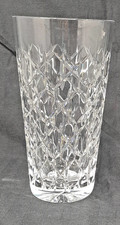 TIFFANY & CO Grenada 9'' Cut Crystal Flower Vase Signed and Retired picture