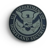 PVC FEDERAL POLICE SEAL PATCH OD/BLACK 2 1/2 *Collectible Item* picture
