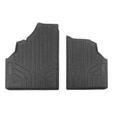 SMARTLINER All Weather Protection Custom Fit Black 1st Row Rugged Rubber Floo... picture