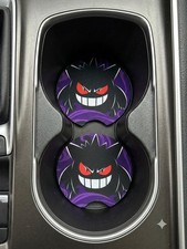 Pokemon Gengar Car Coaster 2 Pcs Set picture