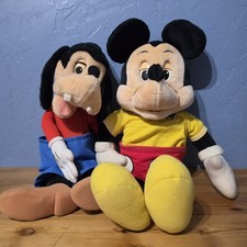 Vintage Disney Worlds Of Wonder Talking Mickey Mouse And Goofy 24