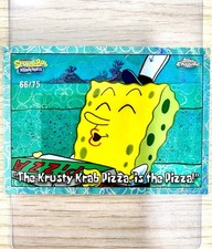 2025 Topps Chrome SpongeBob The Krusty Krab Pizza Is The Pizza Flower Cloud /75 picture