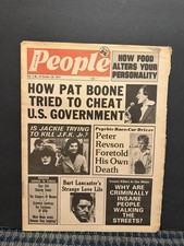 1974 Oct 20th Modern People Newspaper, Burt Lancaster, Pat Boone (VRN10D) picture