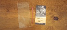 Vintage 1969 Schwinn Krate Banana Seat Muscle Bike 5-Speed Owners Manual picture