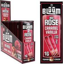 BLUUM | Red Rose Cone | Handcrafted Flower Petal Prerolled | 10 Pack, 20 Rolls picture