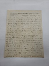 1855 Letter Handwritten Real State Broker picture